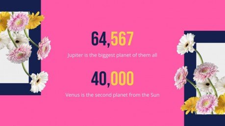 Floral Windows Portfolio presentation template