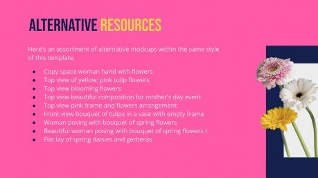 Floral Windows Portfolio presentation template