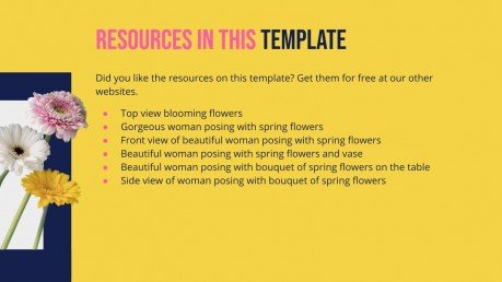 Floral Windows Portfolio presentation template