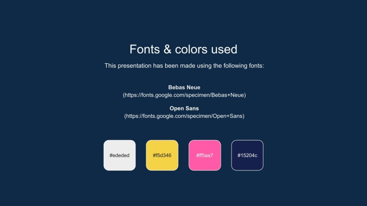 Floral Windows Portfolio presentation template