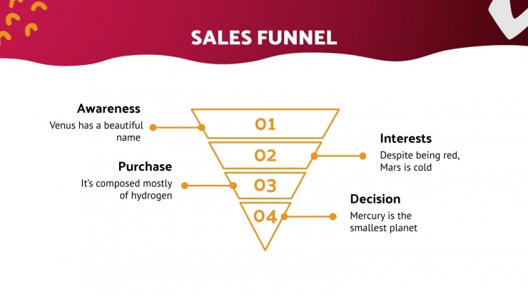 May's Marketing Report presentation template 