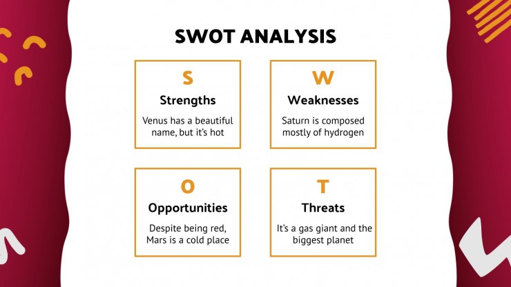 May's Marketing Report presentation template 