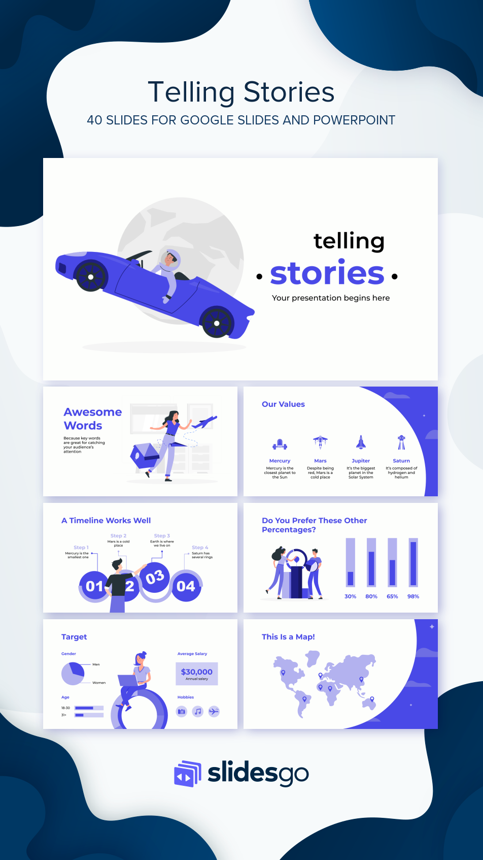 Page 2 | Telling Stories Google Slides Theme and PowerPoint Template