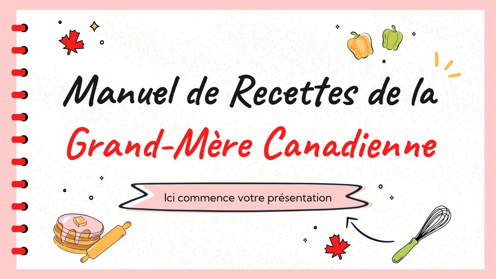 Free templates about Recipes for Google Slides and PowerPoint