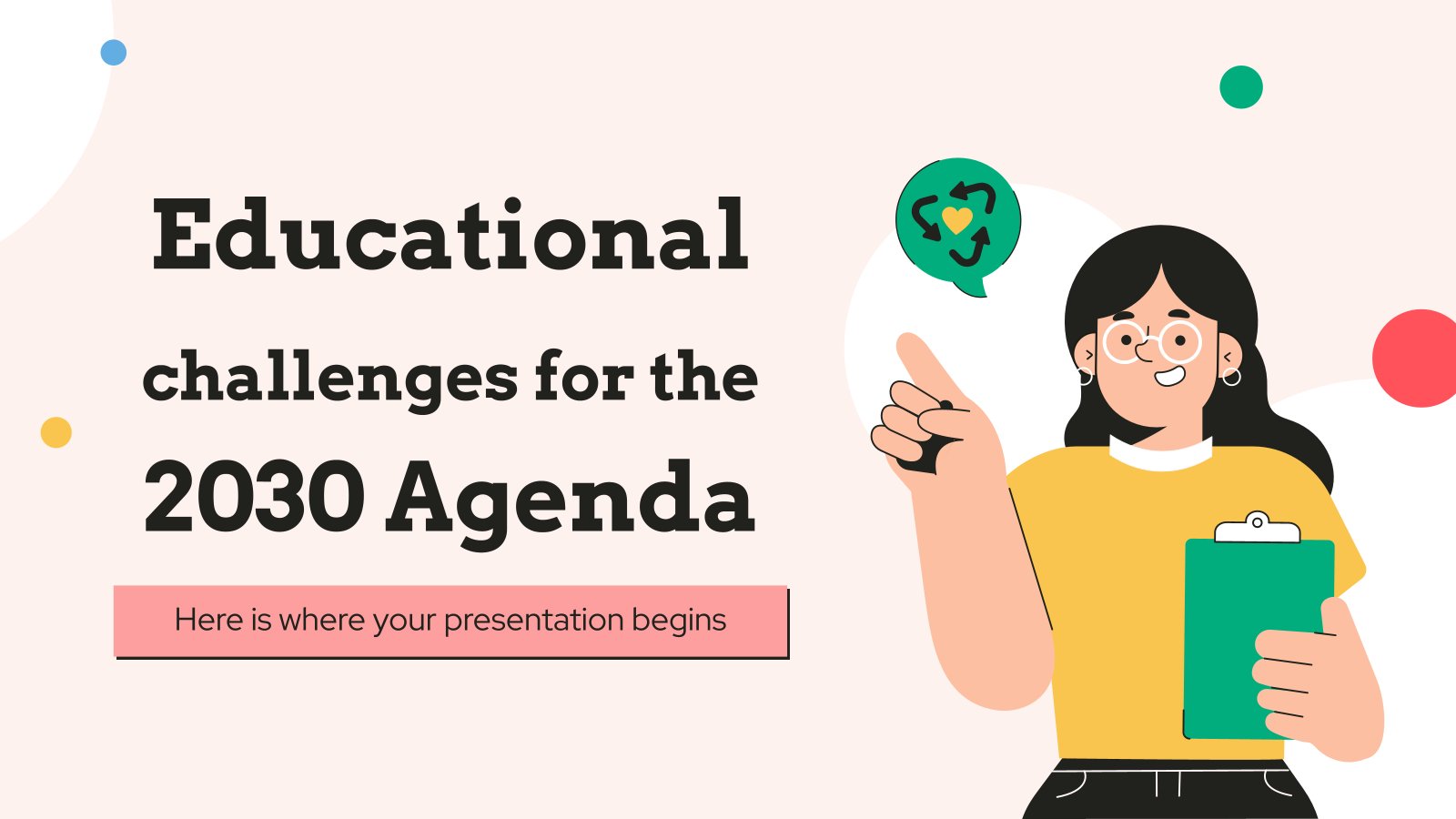 Modelo de apresentação Desafios educacionais para a Agenda 2030