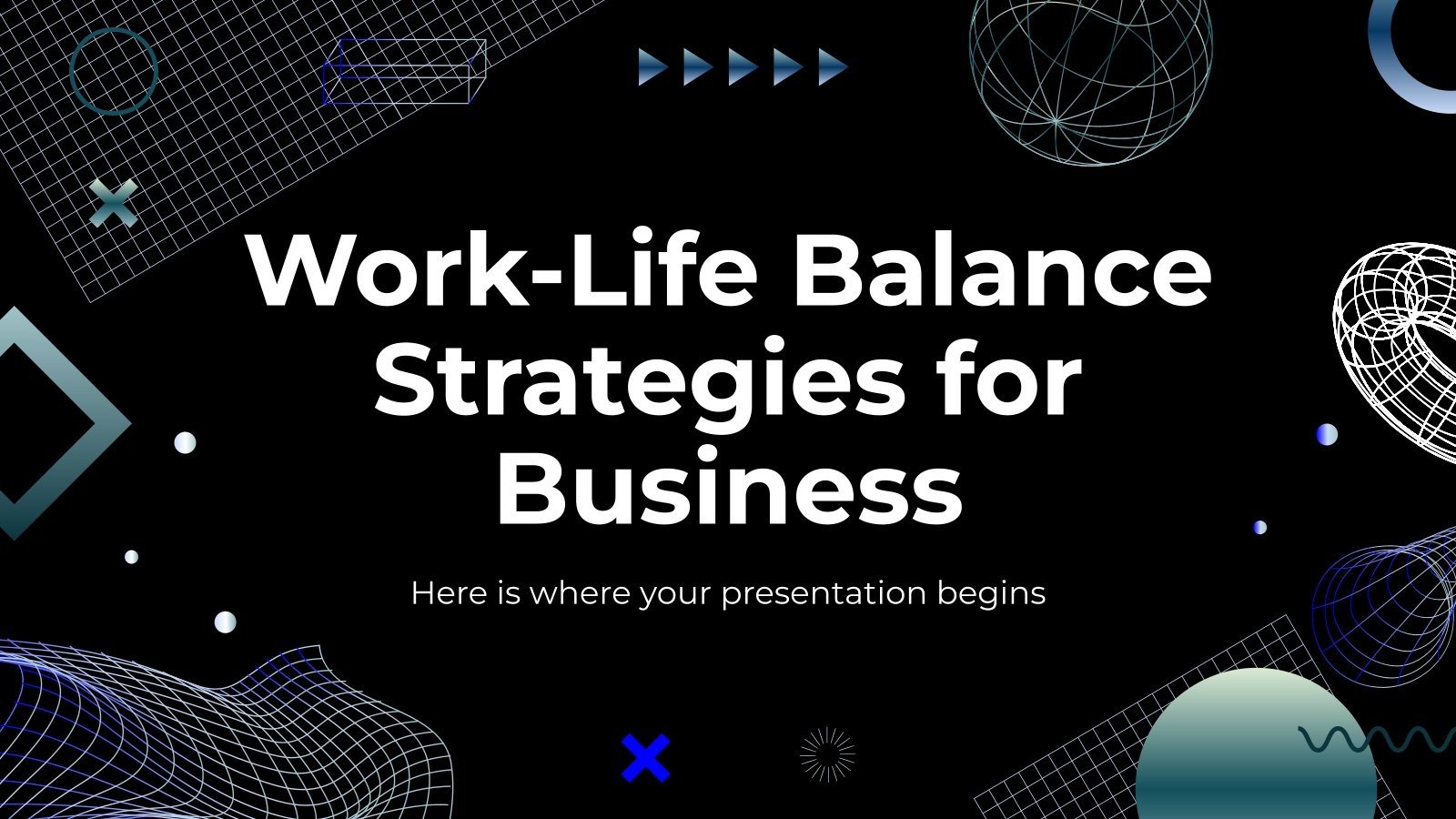 Work-Life Balance Strategies for Business Presentation
