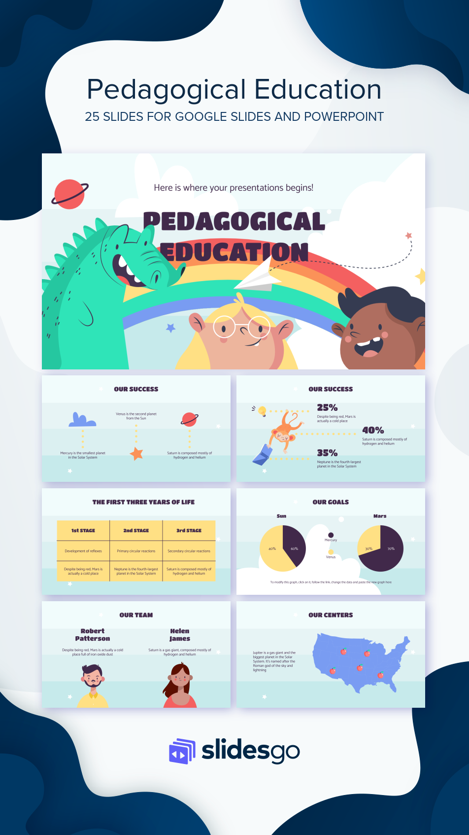 Pedagogical Education Google Slides Theme and PPT Template