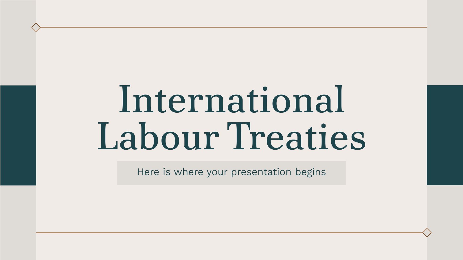 Internationale Arbeitsverträge Präsentationsvorlage