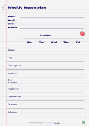 Agenda cahier de marqueur Brina - Mon agenda Modèles de présentation