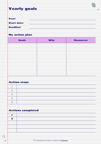 Agenda cahier de marqueur Brina - Mon agenda Modèles de présentation