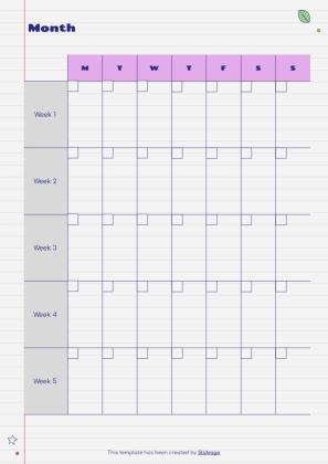 Agenda cahier de marqueur Brina - Mon agenda Modèles de présentation