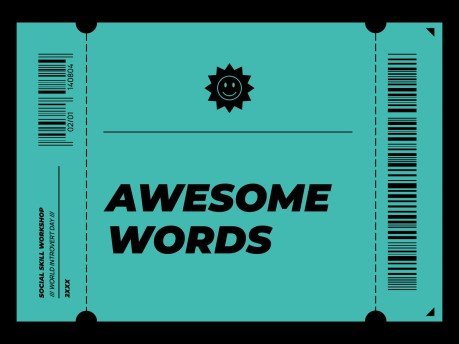 Social Skill Workshop to Celebrate World Introvert Day presentation template 