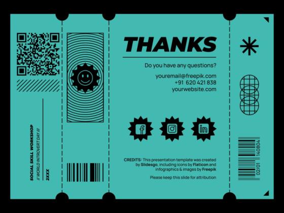 Social Skill Workshop to Celebrate World Introvert Day presentation template 