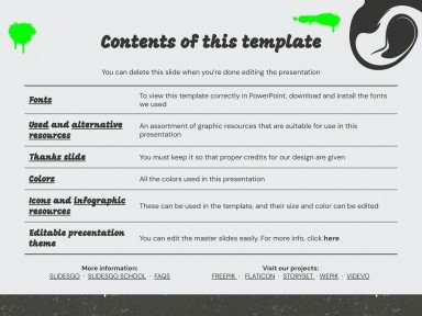 Graffiti Workshop presentation template 