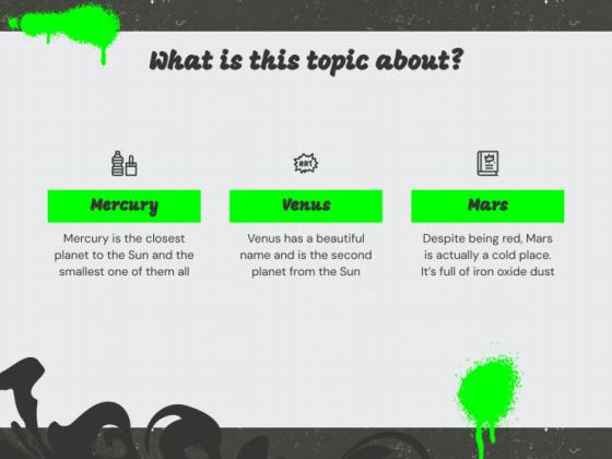 Graffiti Workshop presentation template 