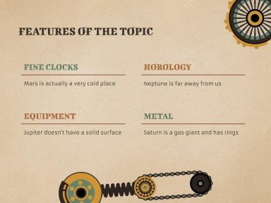 Antique Machinery Restoration Workshop presentation template 