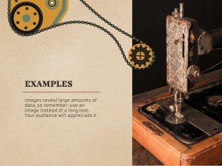 Antique Machinery Restoration Workshop presentation template 