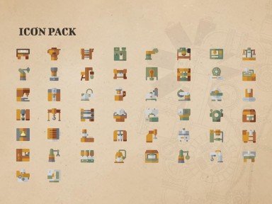 Antique Machinery Restoration Workshop presentation template 