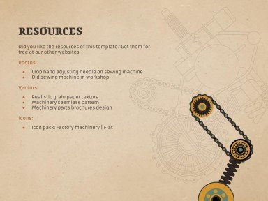 Antique Machinery Restoration Workshop presentation template 