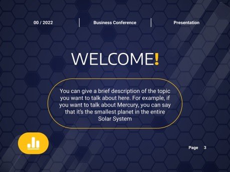 온라인 비즈니스 컨퍼런스 프레젠테이션 템플릿