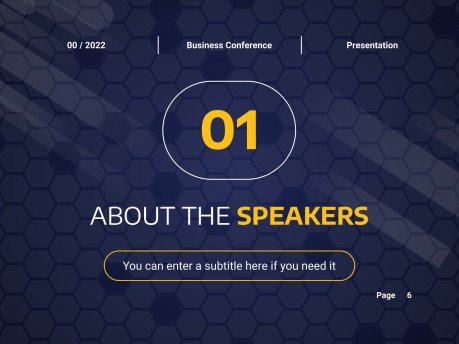 온라인 비즈니스 컨퍼런스 프레젠테이션 템플릿