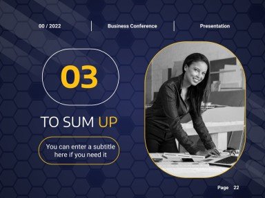 온라인 비즈니스 컨퍼런스 프레젠테이션 템플릿