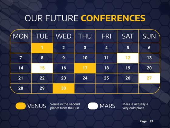 온라인 비즈니스 컨퍼런스 프레젠테이션 템플릿