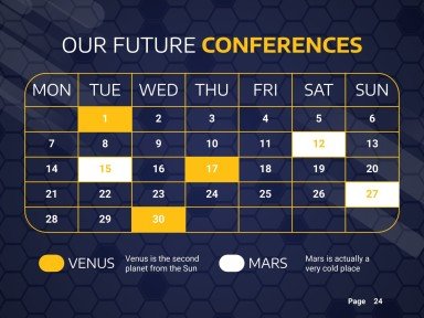 온라인 비즈니스 컨퍼런스 프레젠테이션 템플릿