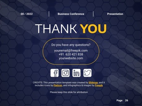 온라인 비즈니스 컨퍼런스 프레젠테이션 템플릿