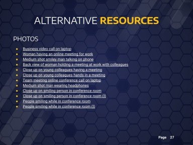 온라인 비즈니스 컨퍼런스 프레젠테이션 템플릿