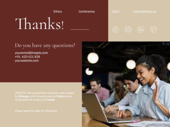 전문 윤리 회의 프레젠테이션 템플릿