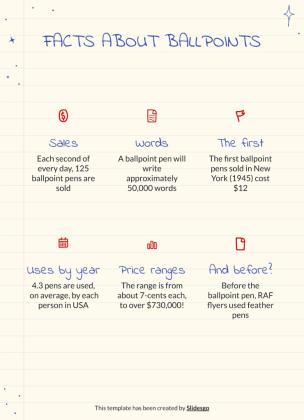 Kugelschreiber Planer Präsentationsvorlage