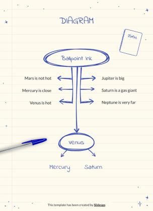 Kugelschreiber Planer Präsentationsvorlage