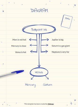 Kugelschreiber Planer Präsentationsvorlage