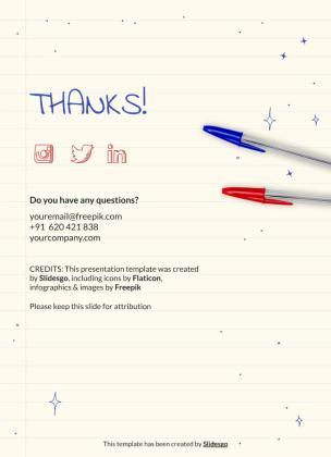 Kugelschreiber Planer Präsentationsvorlage