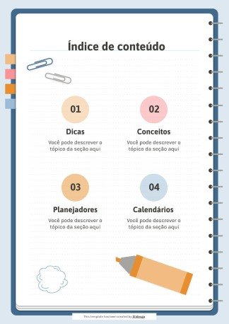 Organizer for University Exams presentation template 