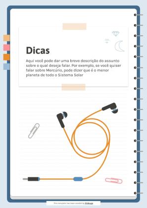 Organizer for University Exams presentation template 