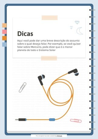 Organizer for University Exams presentation template 