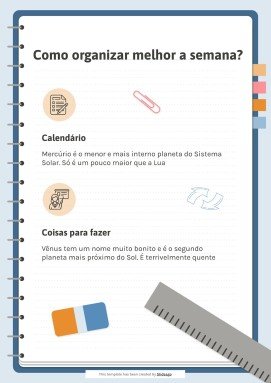 Organizer for University Exams presentation template 