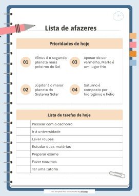 Organizer for University Exams presentation template 