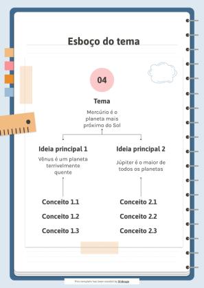 Organizer for University Exams presentation template 