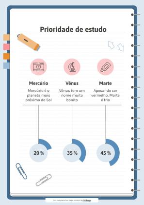 Organizer for University Exams presentation template 