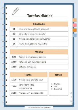 Organizer for University Exams presentation template 