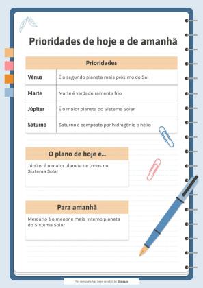 Organizer for University Exams presentation template 