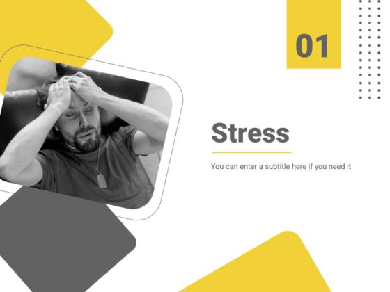 스트레스와 번아웃 콘퍼런스 프레젠테이션 템플릿