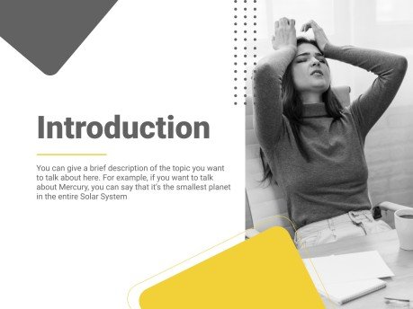 스트레스와 번아웃 콘퍼런스 프레젠테이션 템플릿