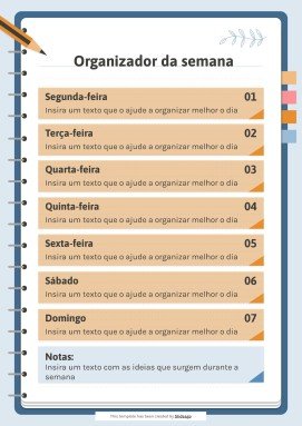Organizer for University Exams presentation template 