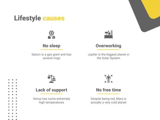 스트레스와 번아웃 콘퍼런스 프레젠테이션 템플릿