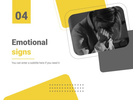 스트레스와 번아웃 콘퍼런스 프레젠테이션 템플릿