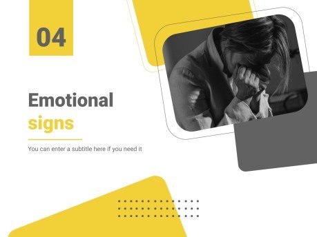 스트레스와 번아웃 콘퍼런스 프레젠테이션 템플릿